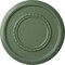 Ekena Millwork Federal Roped Large Ceiling Medallion (Canopies up to 7 3/4"), 17 3/8"OD x 1 1/8"P, Athenian Green CM17FEAGF - alternate 1